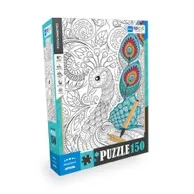 150 PARÇA - COLORING PUZZLE PEACOCK (TAVUSKUŞU)
