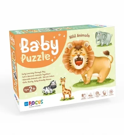 BABY PUZZLE - WILD ANIMALS (VAHŞİ HAYVANLAR)