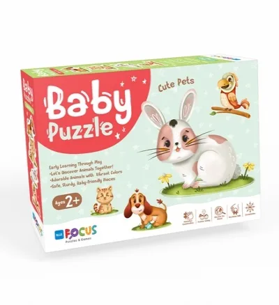 BABY PUZZLE - PET ANIMALS (EVCİL HAYVANLAR)