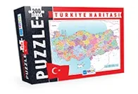 200 PARÇA - TÜRKİYE HARİTASI KUTULU PUZZLE