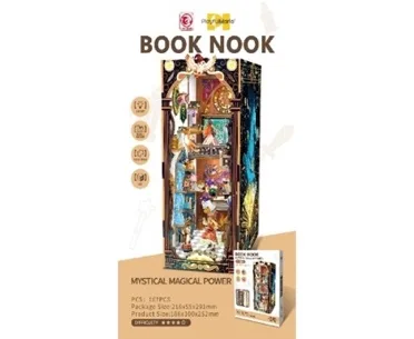Rastplay Ahşap 3D Puzzle Kitap Arası Dekor (Book Nook) - Mistik Büyülü Güç