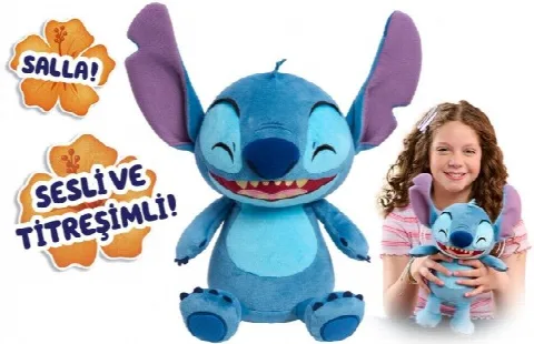 Stitch Etkileşimli Kıkırdayan Pelüş 28 cm