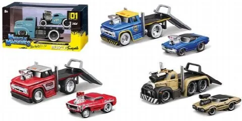 1/64 Muscle Machines Taşıyıcı ve Araç Set Asorti