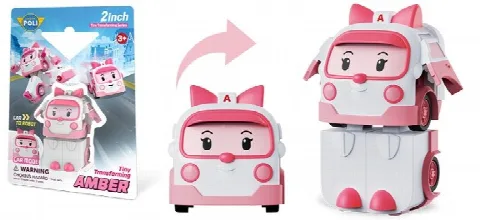 Robocar Poli Tiny Transforming Robot - AMBER