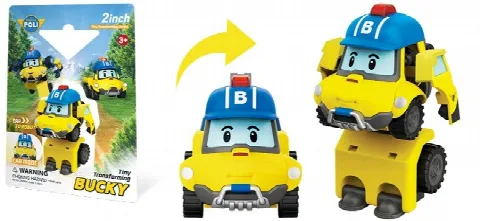 Robocar Poli Tiny Transforming Robot - BUCKY