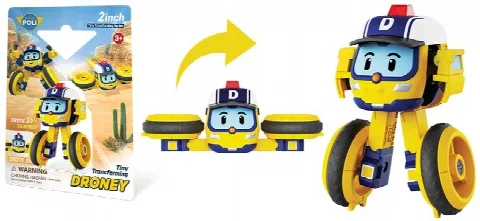 Robocar Poli Tiny Transforming Robot - DRONEY