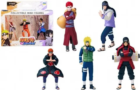 Naruto 3'lü Koleksiyon Figür Seti Asorti