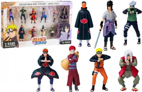 Naruto 12'li Koleksiyon Figür Seti Asorti