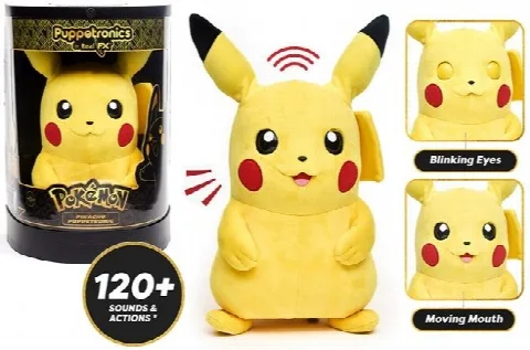 Pikachu RealFX Elektronik Kukla 50 cm (+120 Ses ve Aksiyon )