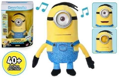 Minions Dick Elektronik Kukla 25 cm (+40 Ses ve Aksiyon )
