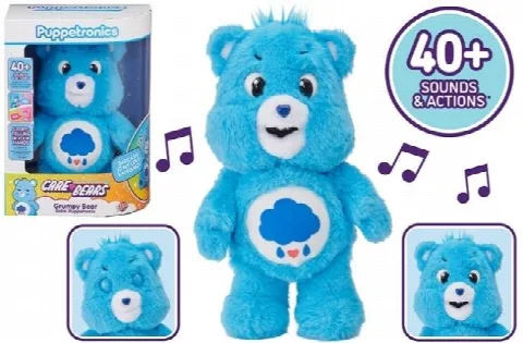 Care Bears Grumpy Elektronik Kukla 25 cm (+40 Ses ve Aksiyon )