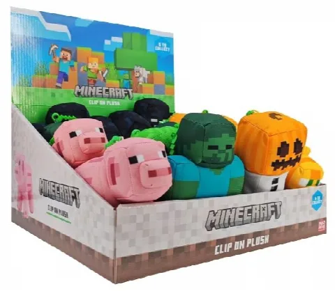Minecraft Askılı Mini Pelüş Asorti 18'li Display