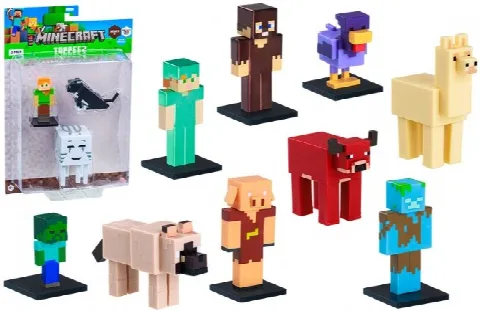 Minecraft 3D Toppeez 3'lü Figür Seti Seri-2 Asorti