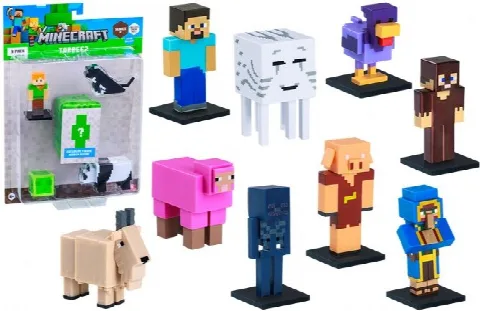 Minecraft 3D Toppeez 5'li Figür Seti Seri-2 Asorti