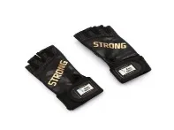 Strong Kaliteli Fitness Eldiveni Winnex Deri 3 Boy Cırtlı Siyah