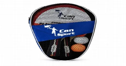 Premium Masa Tenis Raketi Çantalı 2 Raket 2 Top Masa Tenis Raketi
