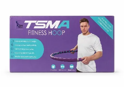Hula Hopp Profesyonel Tsma Fitness 140 gr 96 cm Metalik PVC