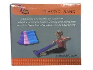 Yoga Bandı 900x75 mm Elastik Yoga Bandı 3 lü