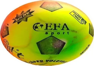Kauçuk Voleybol Topu Taraftar 5 Renk 220 gr, Gökkuşağı