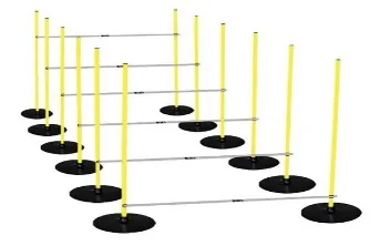 Slalom Takımı 130 cm 6 Adet Gri Renk