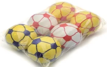 Jumbo Boy Stres Topu Sünger Ağırlık: 500 gr, Paket İçeriği: 6 Adet